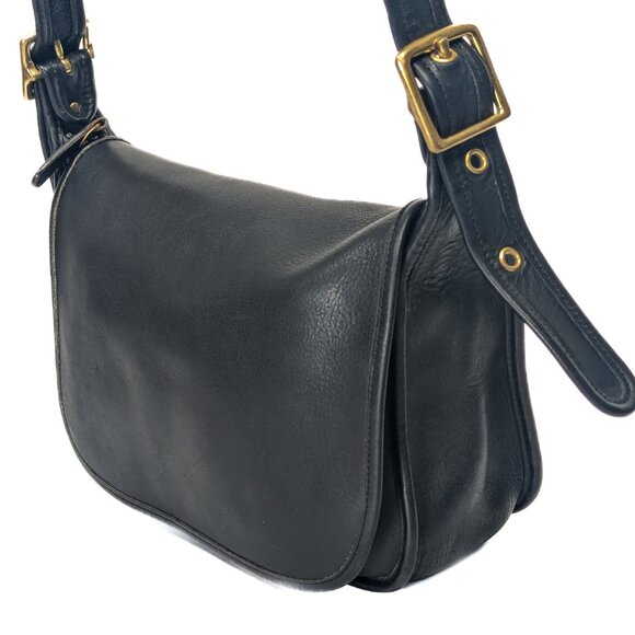 COACH Handmade Vintage Patricia‘s Legacy Bag Black Leather - Picture 8 of 15